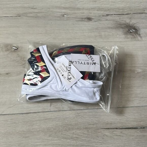 Mirtylla made in Italy Momento White,Red,Blue S Bottom M Top NWT IN PACKAGING - Picture 5 of 7